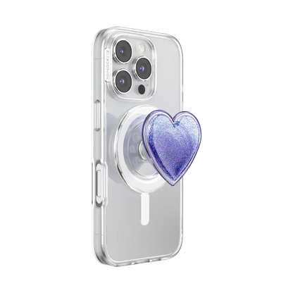 Tidepool Squishy Heart Lavender — MagSafe PopGrip