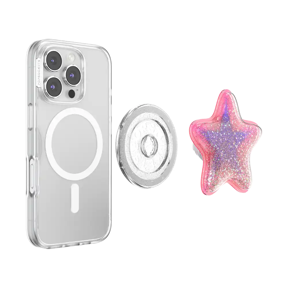 Tidepool Squishy Daisy Pink — MagSafe PopGrip