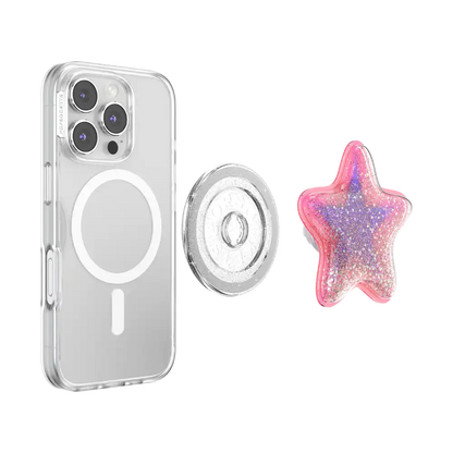 Tidepool Squishy Daisy Pink — MagSafe PopGrip