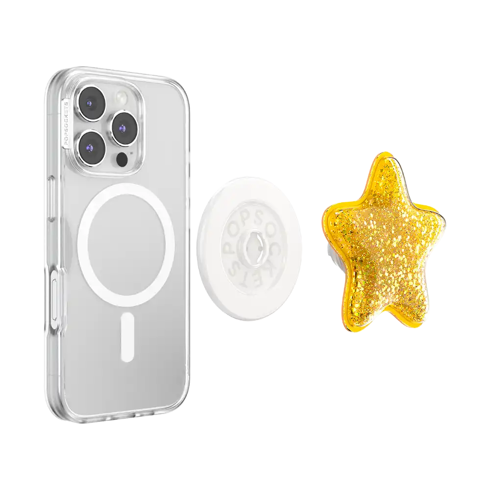Tidepool Squishy Star Gold — MagSafe PopGrip