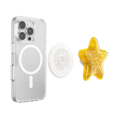 Tidepool Squishy Star Gold — MagSafe PopGrip