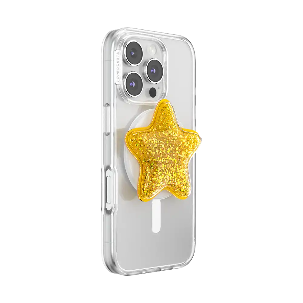 Tidepool Squishy Star Gold — MagSafe PopGrip