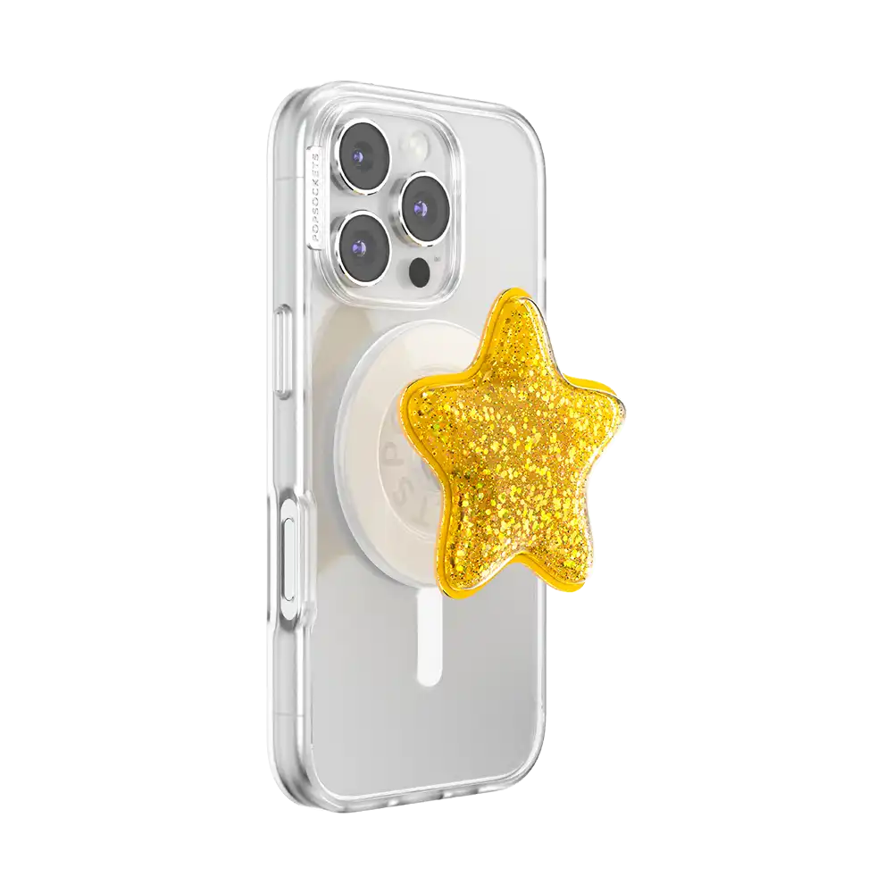 Tidepool Squishy Star Gold — MagSafe PopGrip