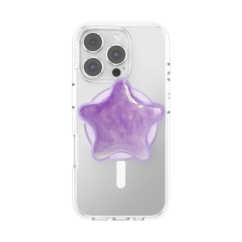 Tidepool Squishy Star Lavender Fog — MagSafe PopGrip