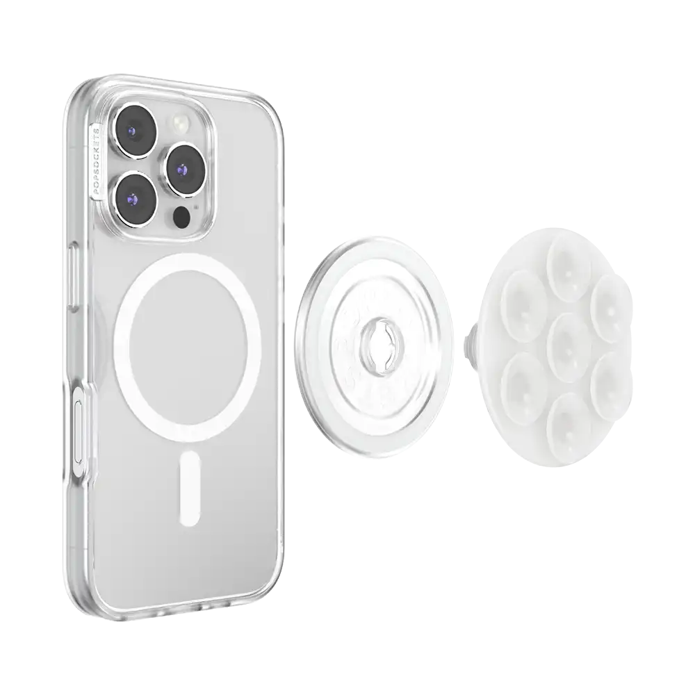 Clear — MagSafe Suck-Up Grip & Mount