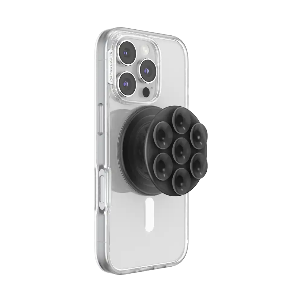Translucent Black — MagSafe Suck-Up Grip & Mount