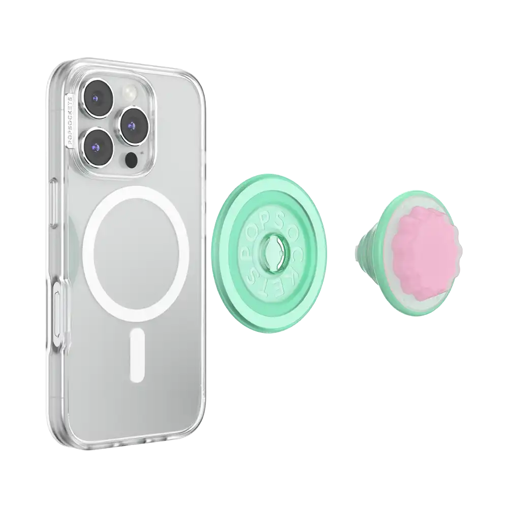 Iridescent Confetti White — MagSafe PopGrip