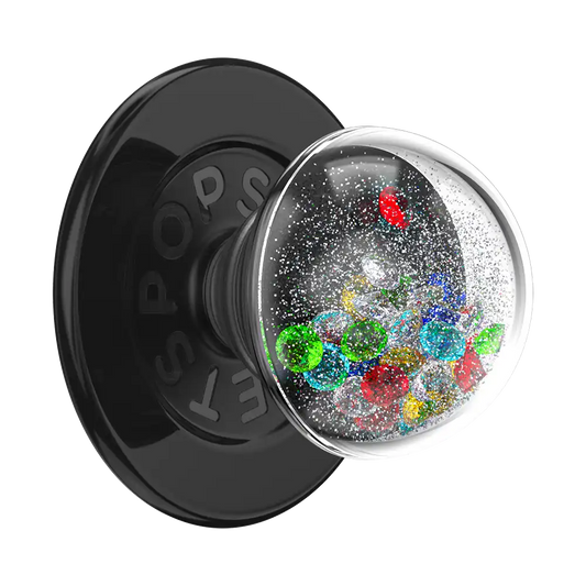Tidepool Globe Rainbow Jackpot — MagSafe PopGrip