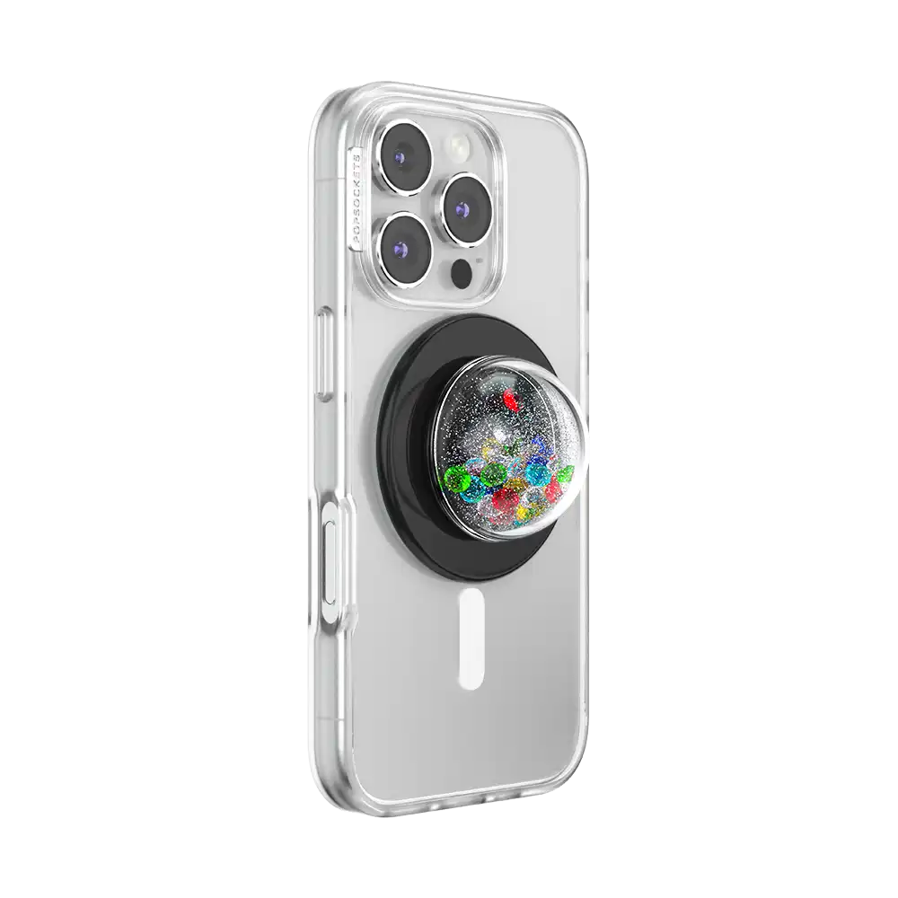 Tidepool Globe Rainbow Jackpot — MagSafe PopGrip