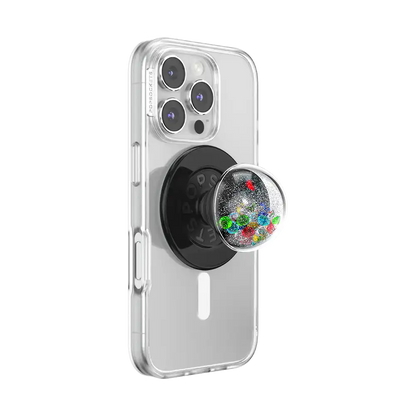 Tidepool Globe Rainbow Jackpot — MagSafe PopGrip