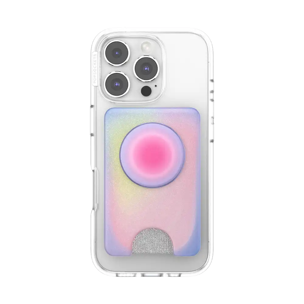 Aura — MagSafe Kick-Out PopWallet+ & Stand