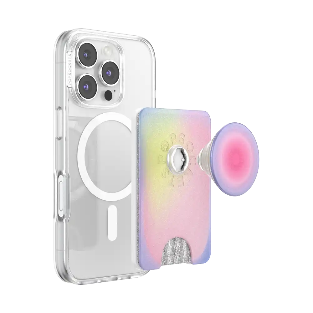 Aura — MagSafe Kick-Out PopWallet+ & Stand