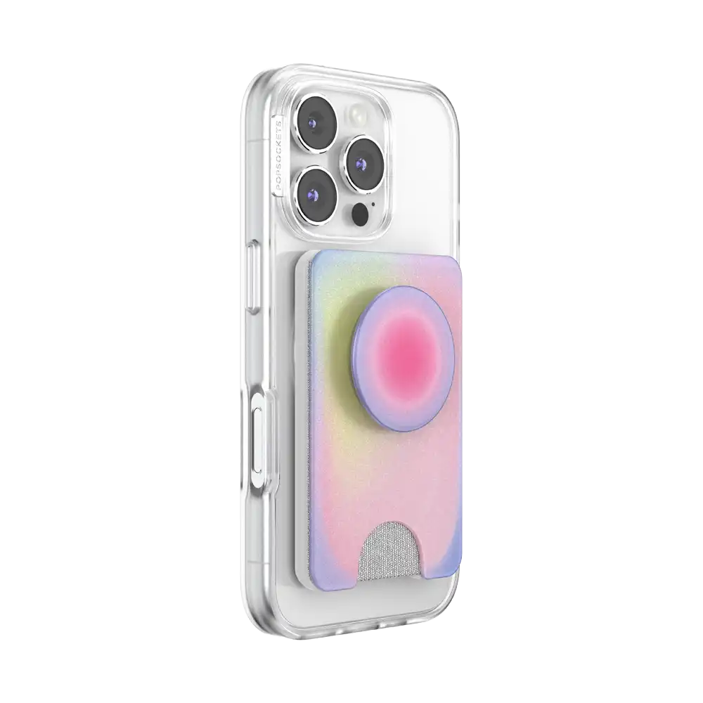 Aura — MagSafe Kick-Out PopWallet+ & Stand