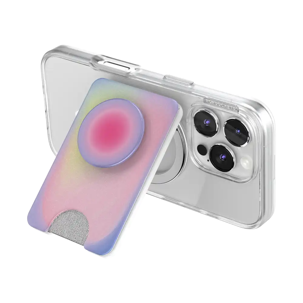 Aura — MagSafe Kick-Out PopWallet+ & Stand