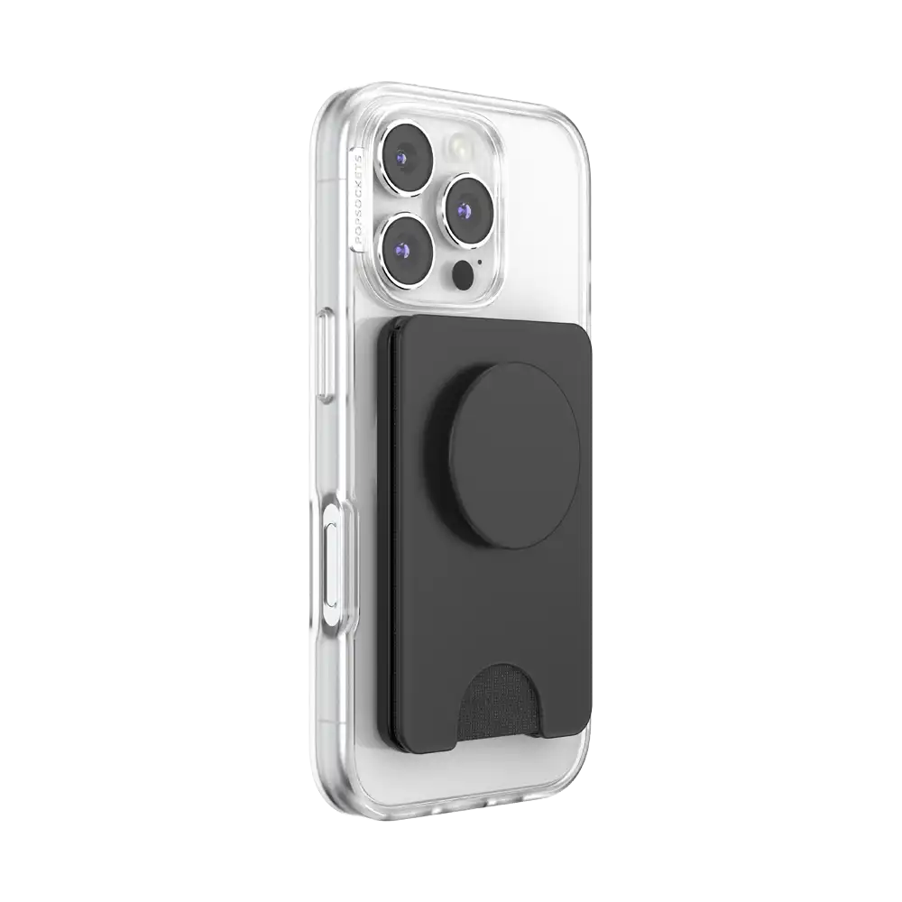 Black — MagSafe Kick-Out PopWallet+ & Stand