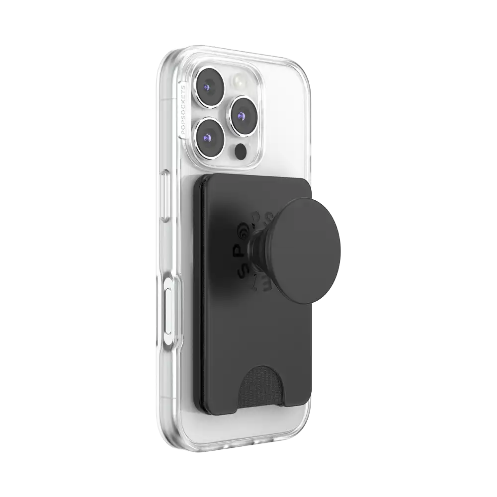 Black — MagSafe Kick-Out PopWallet+ & Stand