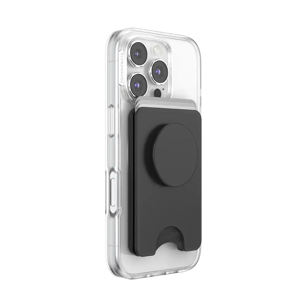 Black — MagSafe Kick-Out PopWallet+ & Stand