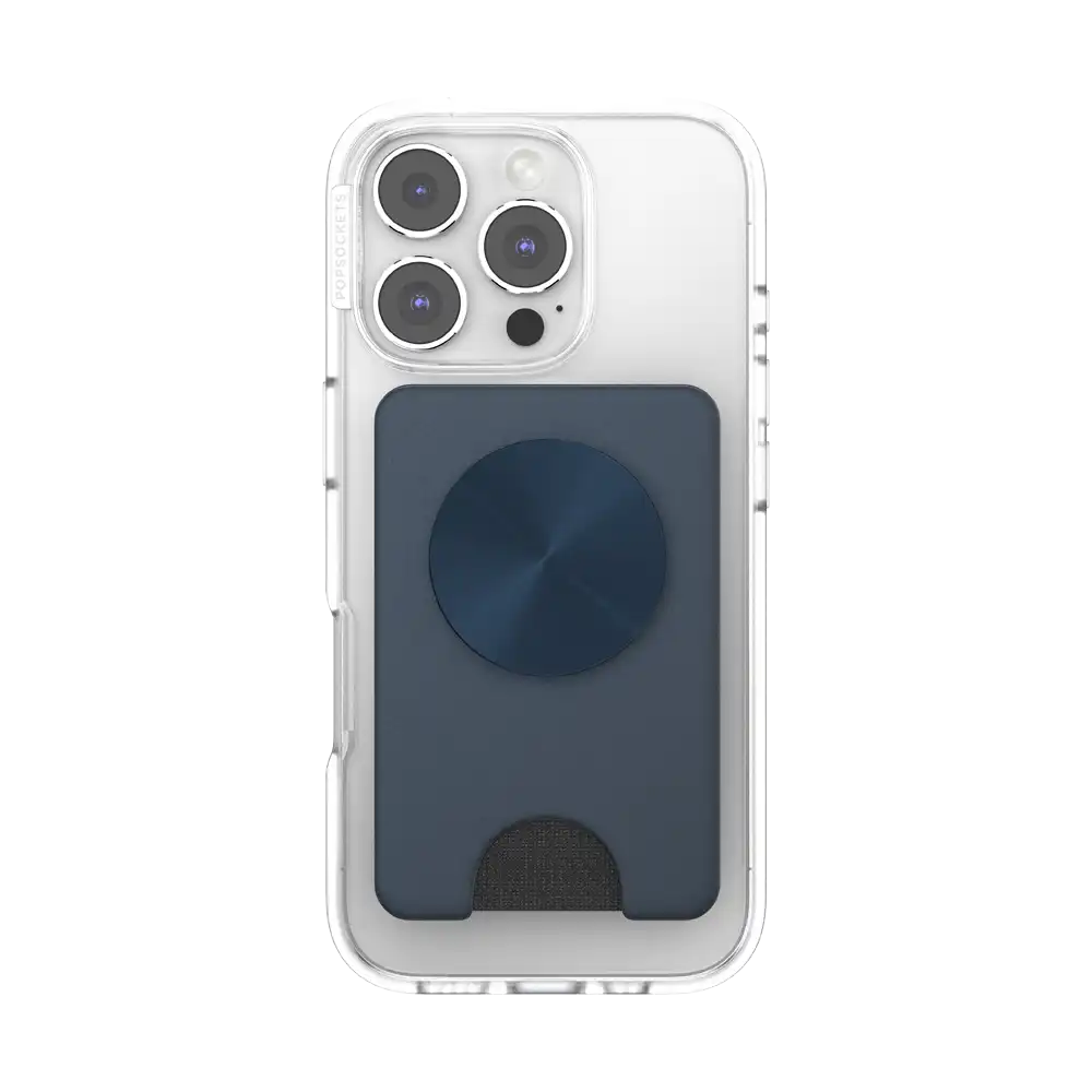 Navy — MagSafe Kick-Out PopWallet+ & Stand