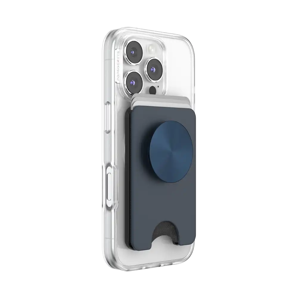 Navy — MagSafe Kick-Out PopWallet+ & Stand