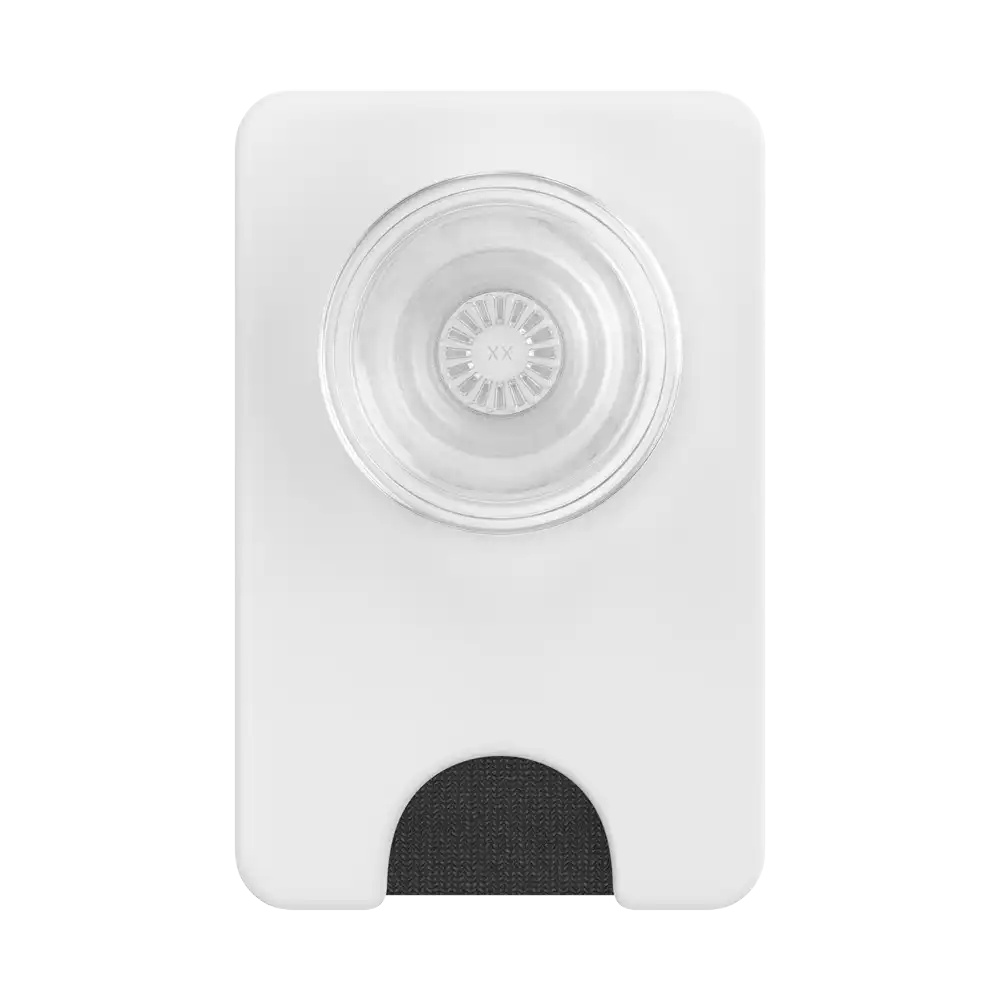 White — MagSafe Kick-Out PopWallet+ & Stand