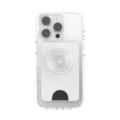 White — MagSafe Kick-Out PopWallet+ & Stand