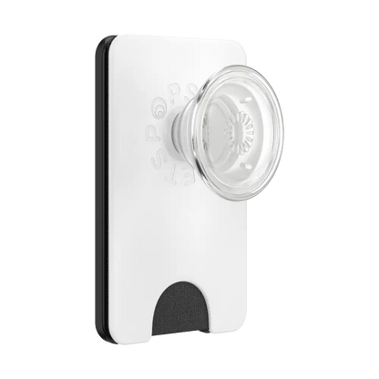 White — MagSafe Kick-Out PopWallet+ & Stand