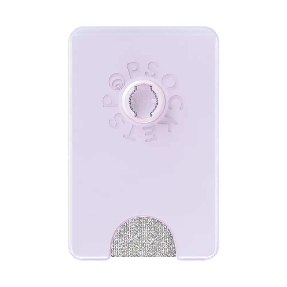 Opalescent White — MagSafe Kick-Out PopWallet+ & Stand