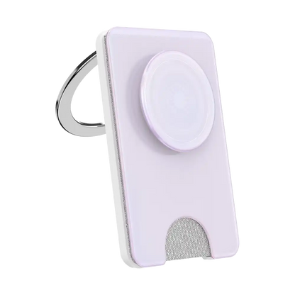 Opalescent White — MagSafe Kick-Out PopWallet+ & Stand