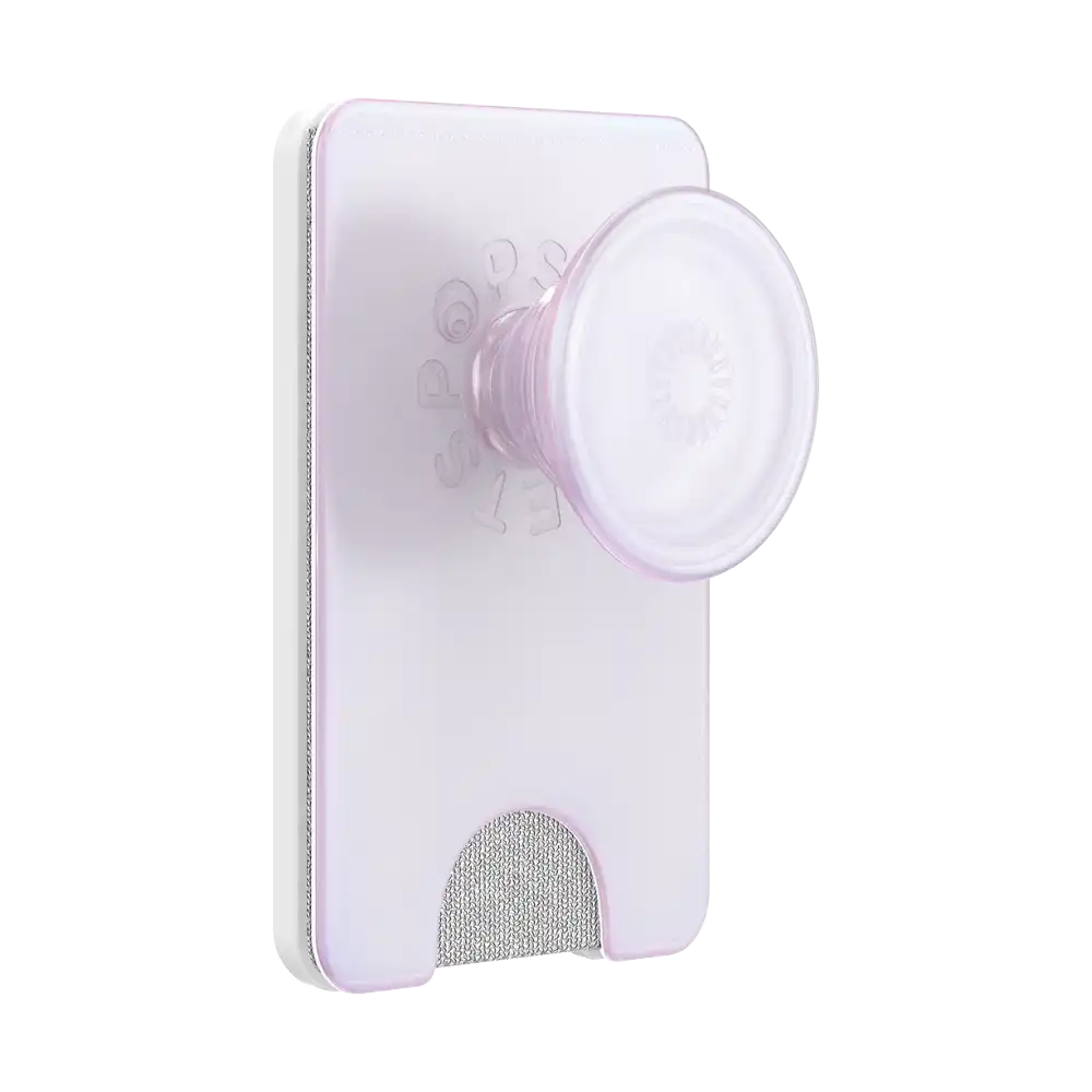 Opalescent White — MagSafe Kick-Out PopWallet+ & Stand