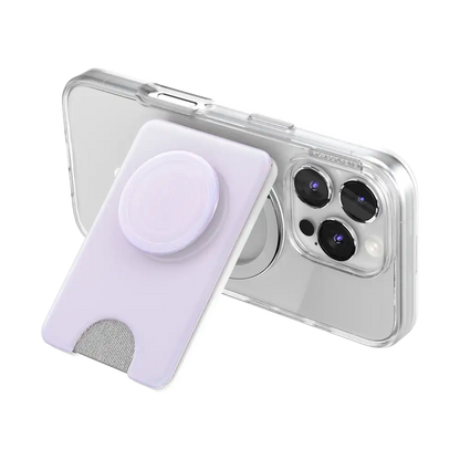Opalescent White — MagSafe Kick-Out PopWallet+ & Stand