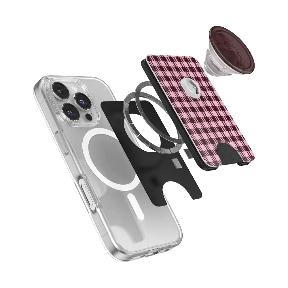 Pink Ombre Tide — MagSafe PopWallet+
