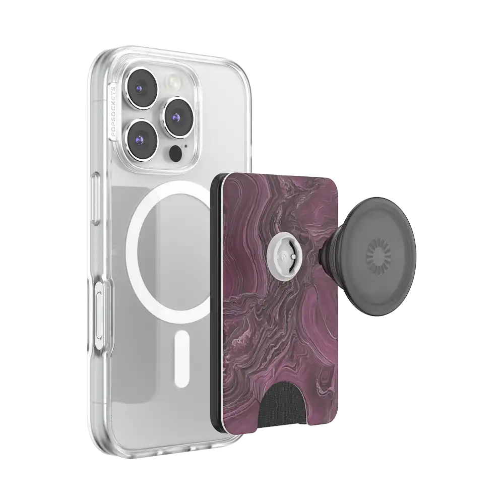 Pressed Flower After Dark — MagSafe PopWallet+