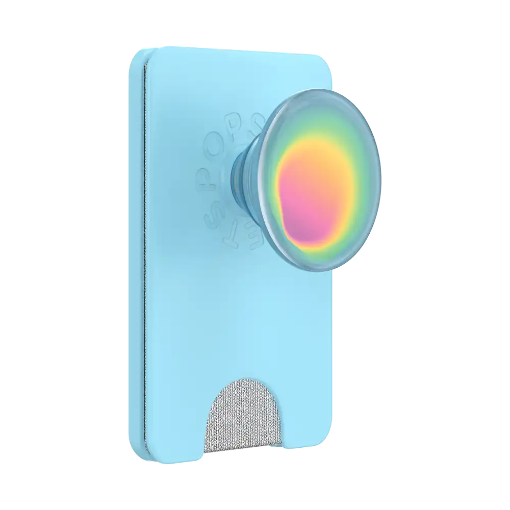 Butterfly Pea Blue Boca Aura — MagSafe PopWallet+