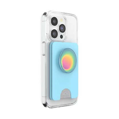 Butterfly Pea Blue Boca Aura — MagSafe PopWallet+