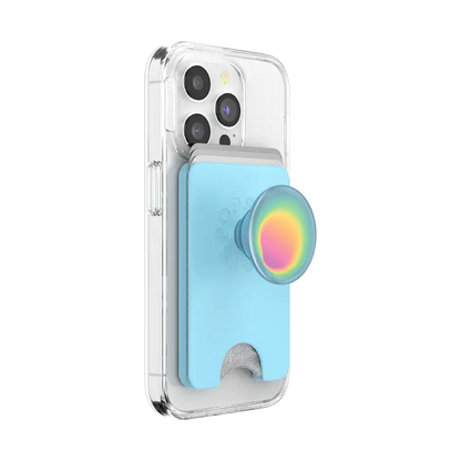 Butterfly Pea Blue Boca Aura — MagSafe PopWallet+