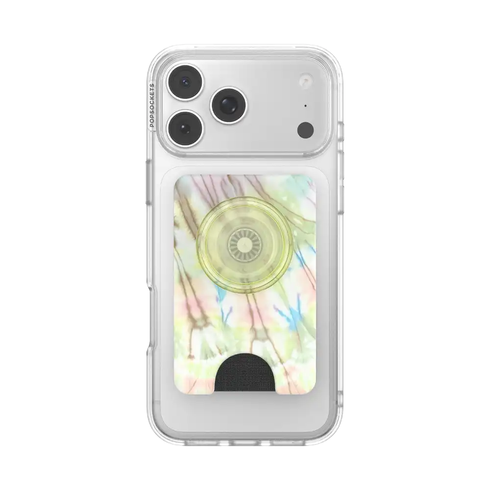 Coastal Tie-Dye Green — MagSafe PopWallet+