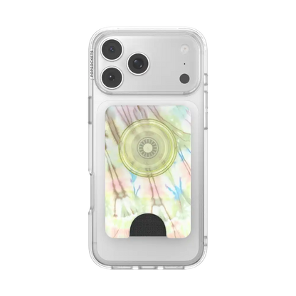 Coastal Tie-Dye Green — MagSafe PopWallet+