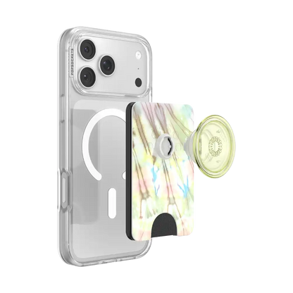 Coastal Tie-Dye Green — MagSafe PopWallet+