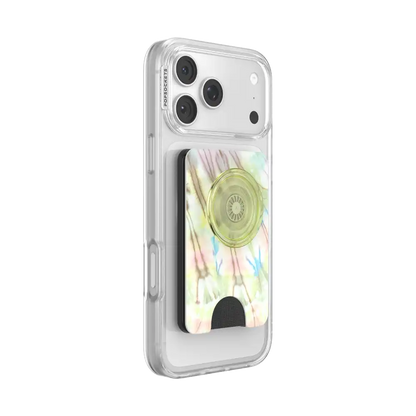 Coastal Tie-Dye Green — MagSafe PopWallet+