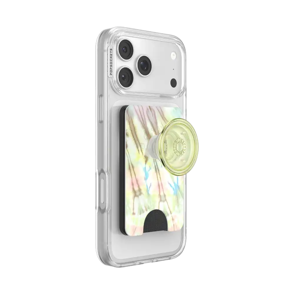 Coastal Tie-Dye Green — MagSafe PopWallet+