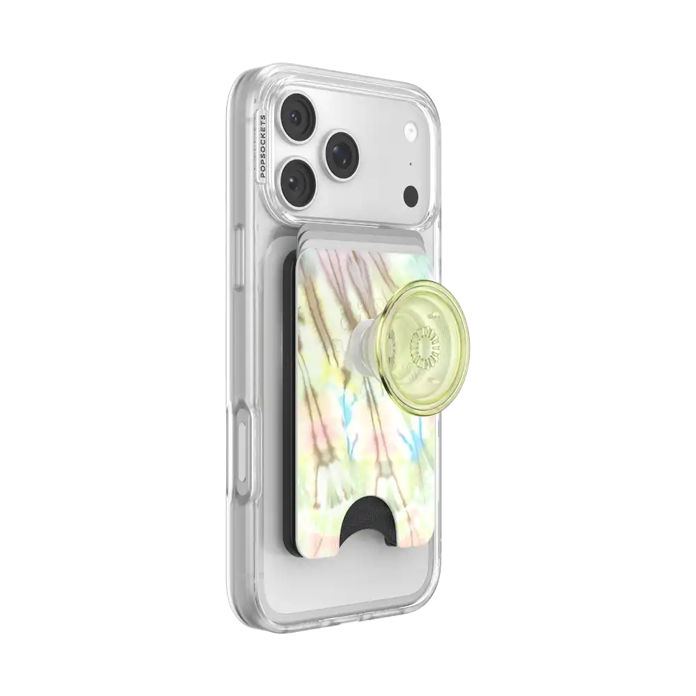 Coastal Tie-Dye Green — MagSafe PopWallet+