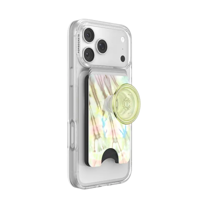 Coastal Tie-Dye Green — MagSafe PopWallet+