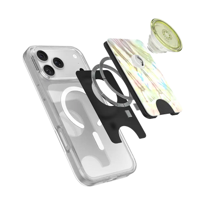 Coastal Tie-Dye Green — MagSafe PopWallet+