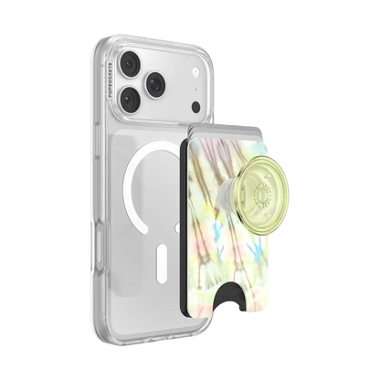 Coastal Tie-Dye Green — MagSafe PopWallet+