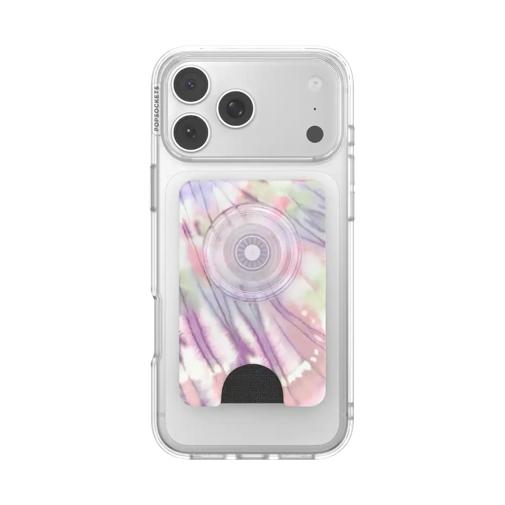 Coastal Tie-Dye Green — MagSafe PopWallet+