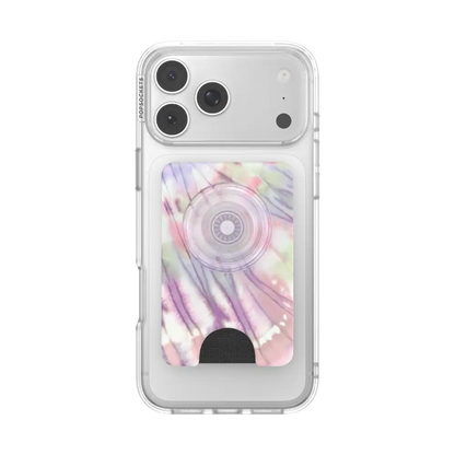 Coastal Tie-Dye Green — MagSafe PopWallet+