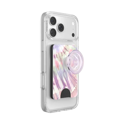 Coastal Tie-Dye Green — MagSafe PopWallet+