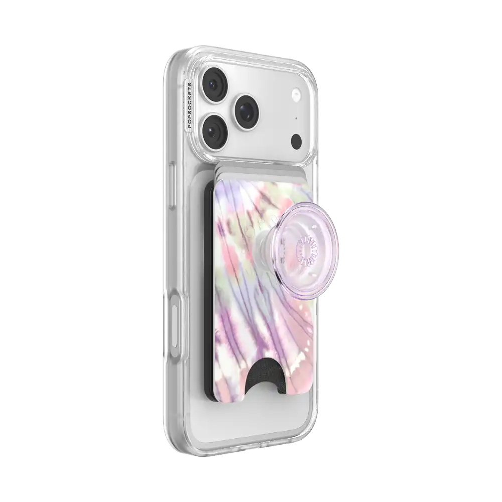 Coastal Tie-Dye Green — MagSafe PopWallet+