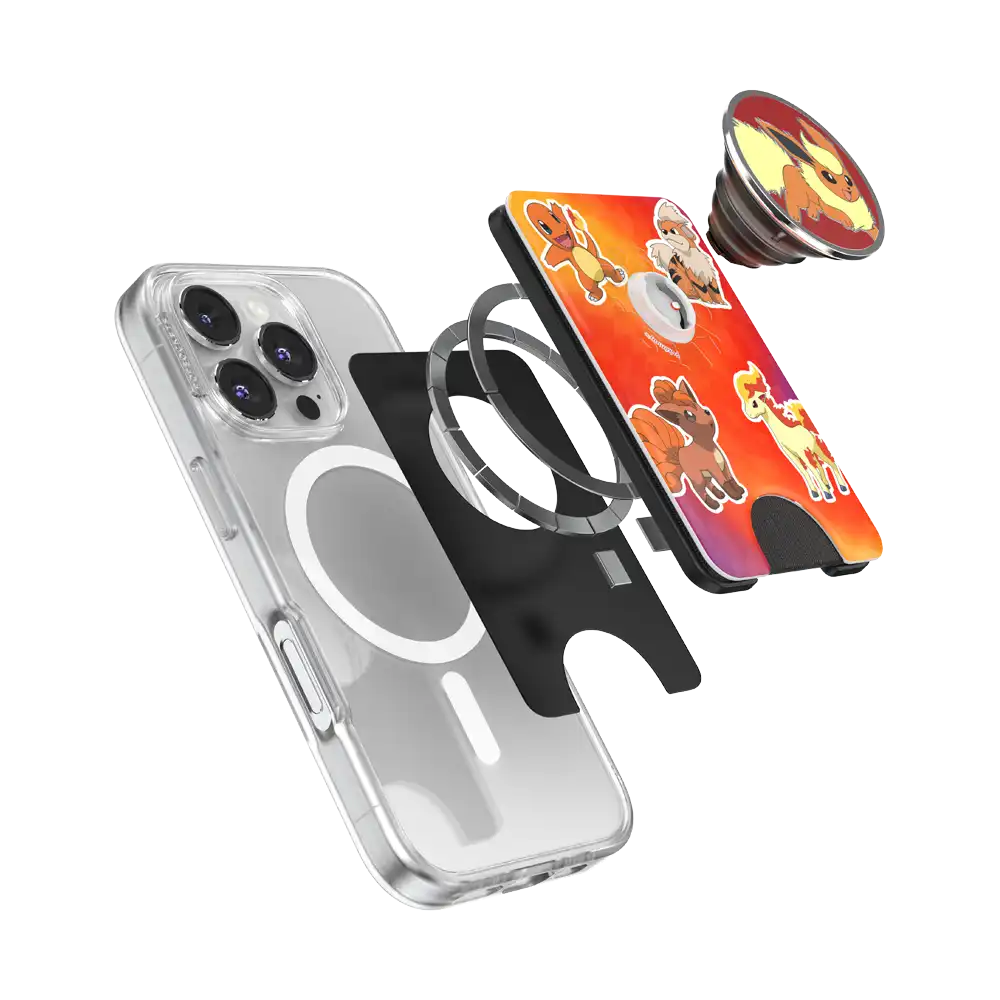Fire Type Cuties — MagSafe PopWallet+