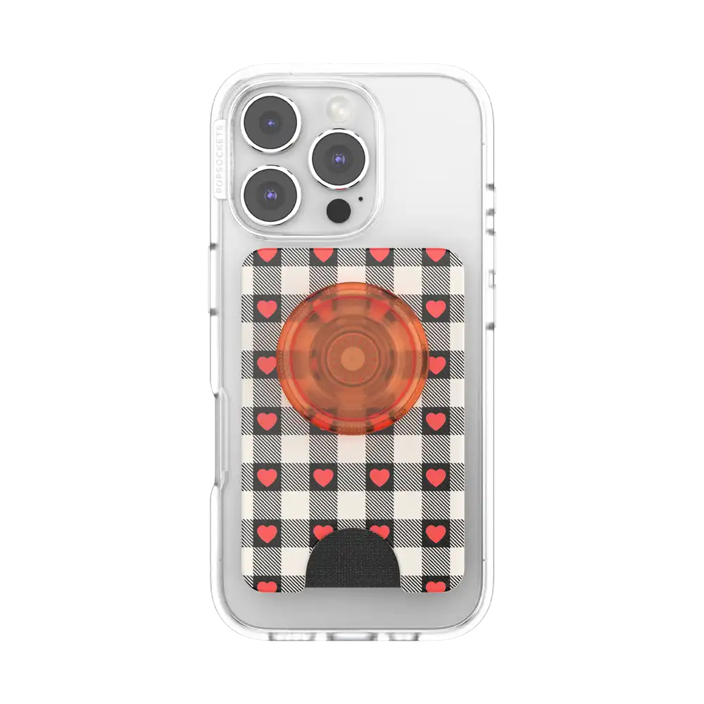 Licorice Dot — MagSafe PopWallet+